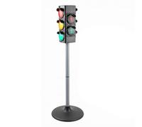 CoudarTitie Children Traffic Interactive Traffic Light Toy With Stand Rectangular Yellow Green Lenses Stable Round Base Suitable for classroom play home play area party activity