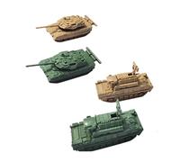 CoudarTitie Collection of 4 Vehicle 1/144 Scale for DIY Projects And Display, Style I