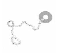 CoudarTitie Cymbal Mute Decay Control Chain Cymbal Damping Accessory Drum Cymbal Fast On Off Setup for Sustain Control and Definition suitable for sound check stage performance rehearsals, Silver