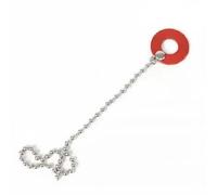 CoudarTitie Cymbal Mute Decay Control Chain Cymbal Damping Accessory Drum Cymbal Fast On Off Setup for Sustain Control and Definition suitable for sound check stage performance rehearsals, Red