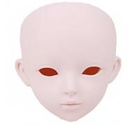 CoudarTitie Doll Figure Ball-Jointed Doll Flexible Articulated Body DIY Makeup Practice Rubber Customizable Interchangeable Parts Suitable for Gift Giving, No Makeup Head