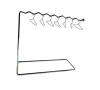 CoudarTitie Doll Garment Rack Set Mini Clothes Hanger Organizer Wardrobe Storage Shelf Iron Material Suitable for Dollhouse Bedroom Children’, Gold 13 Hangers