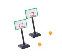 CoudarTitie Dollhouse Basketball Hoop with Balls, Dollhouse Accessory, 1:12 Scale, Sturdy, Creative Piece of Furniture for Scenes