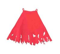 CoudarTitie Figure Cloak 1/12 Scale Cape Miniature Doll Costume Wire Cape Apparel Finish Suitable for Action Figure Photography Collector Display, Red