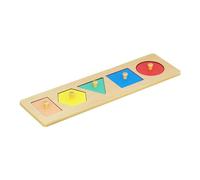 CoudarTitie Fingerboard, Toy, Colors Matching Geometric Shape, Sorting Board, Wooden Shape Puzzle for Indoor Play Teaching