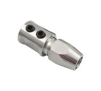 CoudarTitie Flexible Shaft Coupling, Metal Shaft Coupling, Portable Motor Coupling Connection for RC Boat, 5mmx4.76mm forward