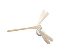CoudarTitie Flying Helicopter As An Outdoor Toy, Original DIY Project, DIY Educational Bamboo Dragonfly for The Park, Lawn, M round base