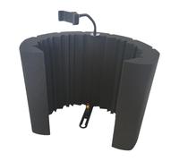 CoudarTitie Foldable Foam Isolation Panel for Vocal Studios Recording Professional Acoustic Microphones Inson Foam, B