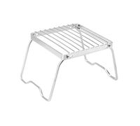 CoudarTitie Foldable Stand Multifunction Stainless Steel Folding Grill Rack Portable Cooker Support Pot Holder High Temperature Resistant Suitable for Outdo, Type A
