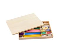 CoudarTitie Geometric Sticks Wooden Early Learning Math Toy Teaching Aid for Math and Geometry