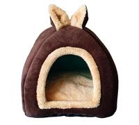 CoudarTitie Guinea Pig Bed, Small Animal House with Removable Cushion, Cute for Chinchillas, Squirrels, Hedgehogs, S