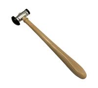 CoudarTitie Guitar Fret Hammers, Wooden Handle, Guitar Repair Tool, Rubber Hammer, Double-headed, for, Ukulele, String Instrument, Mandolin, Convex