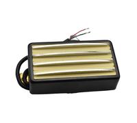 CoudarTitie Guitar Humbucker Pickup, Musical Instrument Accessories, Easy to Install, Four Rails, Portable, Low Noise, Sturdy, Multi-Purpose, Yellow