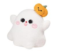 CoudarTitie Halloween Pillow Cute Cartoon Ornaments Comfortable Creative Stuffed Toy Kids Gift Decoration, Ghost 35cmx38cm