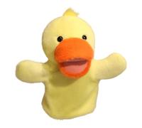 CoudarTitie Hand Puppet, Animal Toy, Soft Teaching Aid, Imaginative Interactive Puppet Head Gloves for Performance Teaching, duck