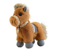 CoudarTitie Horse, Cuddly Figurine And Keepsake, Made From A Soft-to-the-Touch Material, Ideal for Collectors, As A Gift for E, Light Brown
