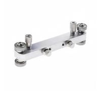 CoudarTitie Industrial Jig For Guitar Nut Saddle Sanding Tool With Adjustable Screws Aluminum Alloy Steel Construction Suitable For Luthier Repair Workshop And Home DIY Shaping, Silver