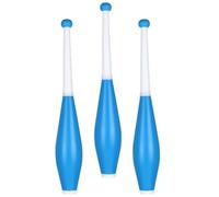 CoudarTitie Juggling Performance Prop with Balanced Ergonomic Pins Construction for Training Warm Ups Stage Acts Suitable for Beginners Entertainers, Blue