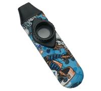 CoudarTitie Kazoo Flute Wind Instrument Accompanying Instrument A Harmonica for Easy Playing with A Funny Sound Made of PP for Guitar Accompaniment, Blue