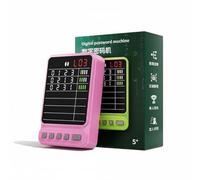CoudarTitie Learning Handheld Puzzle Game Reasoning Toy Deduction Machine Code Breaker Palm Size With Guided Clues For Faster Learning suitable for kids adults tutoring, Pink
