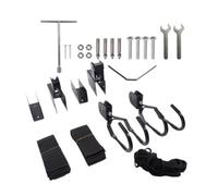 CoudarTitie Lift Hanger Set Equipped with Synchronized Pulley Overhead Bike Hoist Locking System Rubber Hook Suitable for