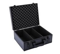 CoudarTitie Lockable Storage Box for Sports Cards, Ideal Collectible Cards. Versatile, Lightweight, with An Ergonomic Handle, 3 Compartments