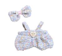 CoudarTitie Mini Doll Outfit Set with Craft Elements for Girls, blue