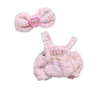 CoudarTitie Mini Doll Outfit Set with Craft Elements for Girls, pink