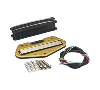 CoudarTitie Miniature Humbucker Pickup for Electric Guitars, Compact, Easy to Install, Replacement Part, Rail, High Output Power, black