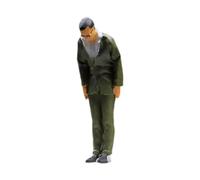 CoudarTitie Miniature People Figurines Set for Architectural Displays And Model Scenes, Thank you and bow