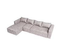 CoudarTitie Miniature Sectional Sofa for 1:6 Doll House Landscape Decorations DIY Model