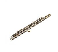 CoudarTitie Musical Wind Flute Woodwind Instrument Beginner Flute Student Flute With Closed Hole E Key Brass Body Antique Style Finish With Case And Cleaning