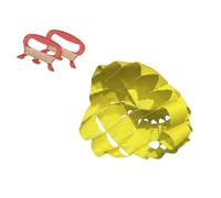 CoudarTitie Parafoil with Two Handed Line Control and Vented Frameless Design Suitable for beach flying park adventures, Yellow