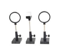 CoudarTitie Physical Optics Experiment Lens Demonstrator Tool Assembly DIY Projects Teaching Tool Science Classroom Optics Kits for Teens, 3pcs, 16.5cmx12cmx6cm