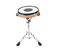 CoudarTitie Practice Drum Pad with Adjustable Legs And Snare Drum Stand, Noiseless Drum Pad for Rudiment Practice Performances