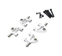 CoudarTitie RC Car Metal Lower Swing Arms for Wltoys 1/28 Models Like K969 K979 K989 K999 P929 Front Suspension Spare Parts, Silver