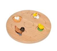 CoudarTitie Realistic Life Cycle Learning Toy | Hands-on, Early Education, Wooden Board with rines, for Classroom, young children, Teachers, Style G