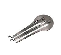 CoudarTitie Russian Jaw Harp, Professional Ethnic Jaw Harp with A Magnificent Sound, Maultrommel Musical Instrument for Adults And Children, Silver