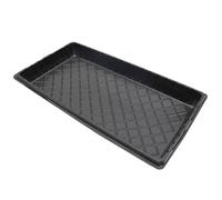 CoudarTitie Seedling Tray Rectangular Nursery Propagation Perforated Base Plant Flat PET Material Reusable Container Suitable for Indoor Home Cultivation, No Hole Bottom Tray, 150g