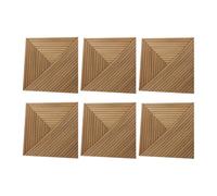 CoudarTitie Set of 6 Soundproof Acoustic Panels 30x30x0.9cm for Home Studio