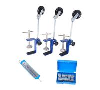 CoudarTitie Support Rod Fixed Pulley Experiments Set Professional Educational Toys Mechanics Teaching Equipment for Junior High School, Type B Blue