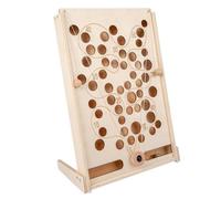 CoudarTitie Tabletop Mazes with Elastic Cords | Marble Mazes Game, Pirate-Themed, Wooden Marble Run, for Homeschool, Multi Hole