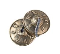 CoudarTitie Tibetan Tingsha Cymbals Set for Mindfulness And Decor, Style A