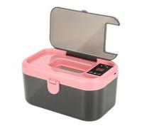 CoudarTitie Wipes Warmer and Wet Wipes Dispenser, Wet Wipes Machine with Heating Night Light, Portable USB Wipes Warmer for, Pink