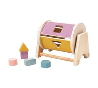 CoudarTitie Wooden Rolling Drum Toy, Ball Cylinder, Educational Rolling Drum, Sensory Toy, Early Educational Toy for