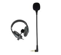 couduan 1 Pcs Replacement Microphone 3.5mm Boom Detachable Universal Mic External Microphone for,Suitable For Gaming Headsets Xbox PS4 PS5 Switch PC Computer Audio Accessories