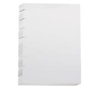 Coufce 100 Sheets A5 Loose Leaf Tul Paper, 5.9"x8.3" Discbound Filler Paper for Tul, Arc, Circa Notebook Systems, Blank Paper, 8 Holes