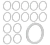 Coufce 15pcs Oil Drain Plug Washer Gasket Aluminum Rear Differential Crush Washer Replacement for Ford, Mazda, Porsche, Volvo - Part# 900 123 106 30, 977751, 9956 41 800