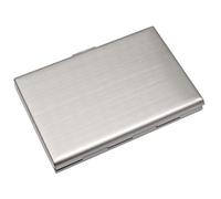 Coufce Stainless Steel Credit Card Holder, Slim Metal Wallet for Cards and Cash, RFID Blocking, Compact Business Card Case for Women and Men(Sliver)