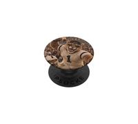 Cougar Celebration Game Day Selfie Vintage School Mascot Fun PopSockets Adhesive PopGrip